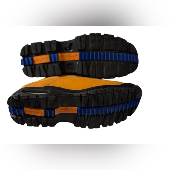 Cole Haan and Nike Air Women's Orange/Blue Waterproof Slip on Shoes - Picture 2 of 4